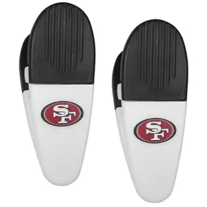 212 MAIN Sports Collectible Chip Clips - 2-Pack Card Holding Accessory, Equipped with Team Logo
