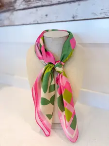 Silk Patterned Scarf