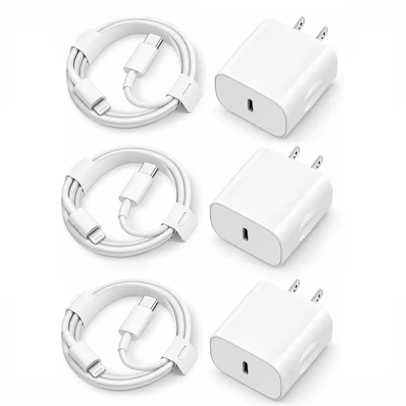 iPhone Charger Fast Charging 2 Pack Type C Wall Charger Block with 2 Pack 10FT USB C to Lightning Cable for iPhone 14/13/12/12 Pro Max/11/Xs Max/XR/X,AirPods Pro