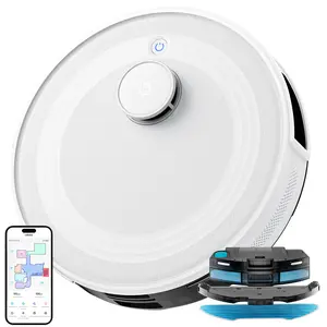 Lefant M2 Robot Vacuum & Mop – 5500Pa Powerful Cleaning with Smart LDS Navigation, 2.4G/5G Wi-Fi/App/Alexa
