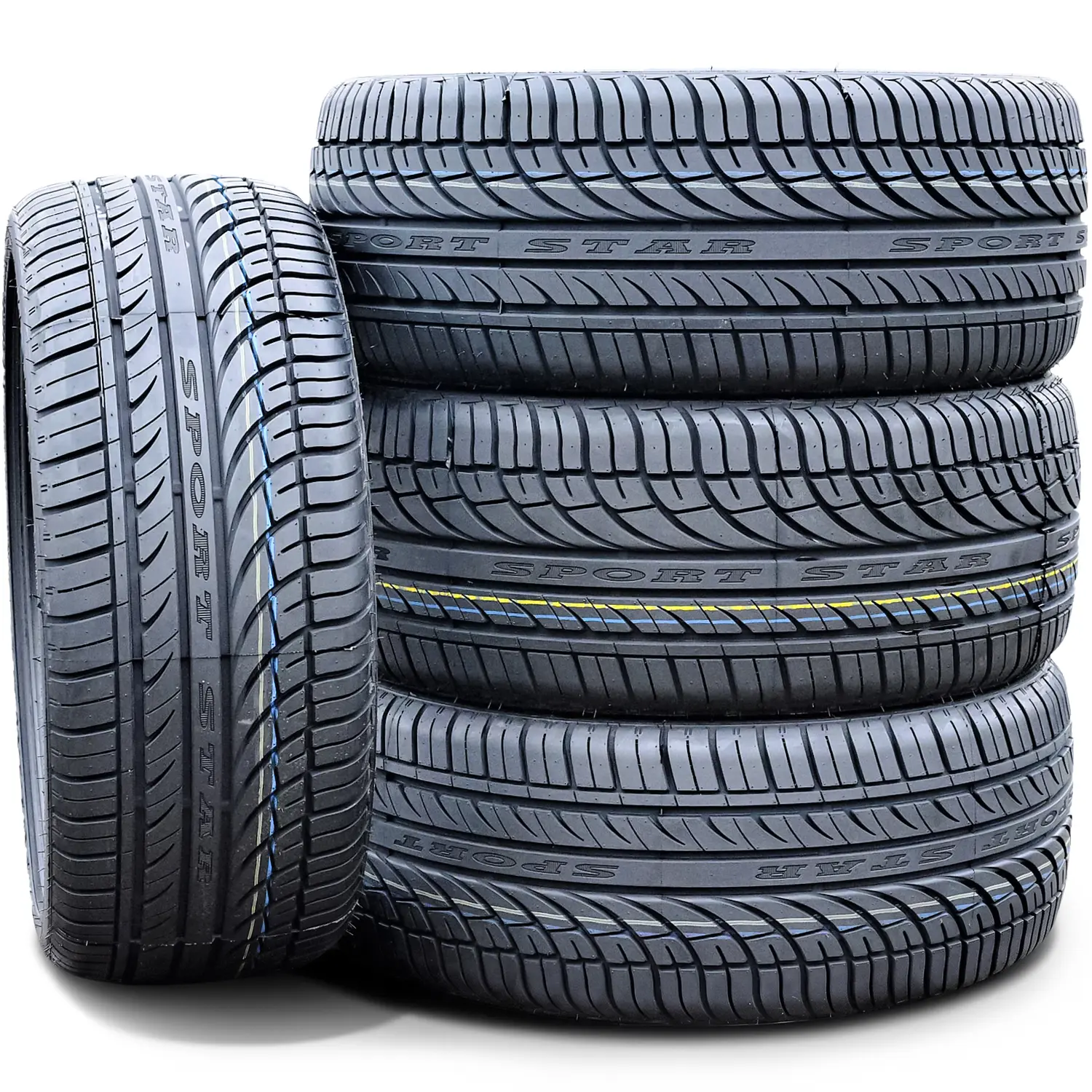 4 Fullway HP108 225/45R18 ZR 95W XL All Season High Performance Tires UTQG 380AA