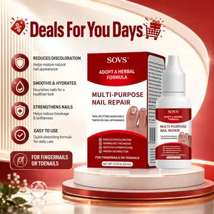 [BUY 1 GET 1 FREE] SOVS Toenail Fungus Treatment Extra Strength, Antifungal Solution for Toenail or Fingernail, Triple Action Formula for Remove Fungal, Repair and Renewal Damaged Nails, 0.5 Fl Oz，#summerwins