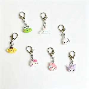 Trending Sanrio Adorable Shoe Clip Keychain Stylish DIY Decor Charm for Footwear & Backpacks