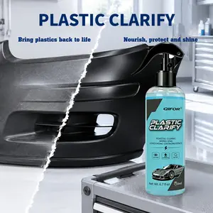 QIFOR Plastic & Rubber Restorer - Interior Restoration, Tire Shine Care, Anti-Aging,  - Multi-Purpose Formula