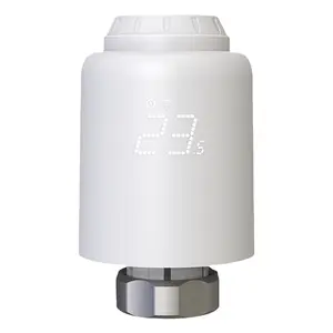Tuya Smart Home Zigbee Heating Valve App Timed Heating Thermostat TRV Temperature Control Valve Switch