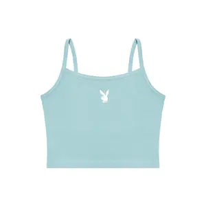 Playboy Women's Classic Ribbed Scoop Cami