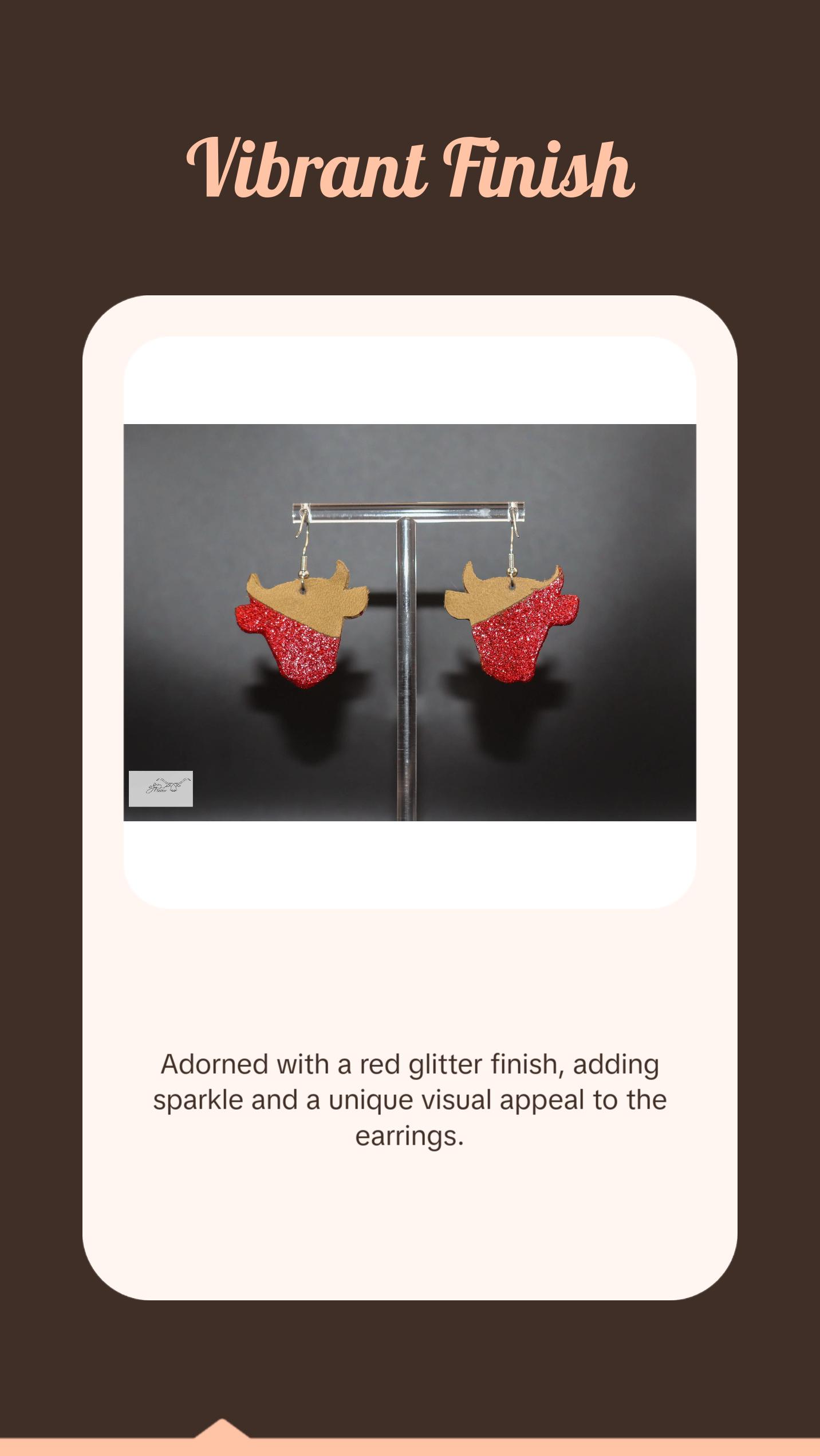 Longhorn Earrings - grab attention everywhere you go