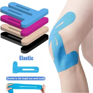 10 Pre-Cut Kinesiology Tapes, Athletic Tape - Breathable, Elastic, Waterproof Muscle Support Tape for Stability and Recovery - Flexible & Durable for Professional Sports and Body Relaxation, Soft Material Strips