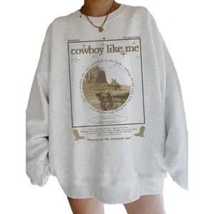 Cowboy Like Me Shirt, Evermore Crewneck, Album Lyrics Graphic Tee, Unisex Hoodie, Trending Western Outfits, Cowgirl Cowboy Inspired