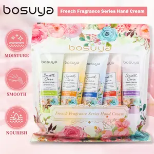 Fragrance Series Hand Cream Set, Hand Lotion Set, Deep Moisturizing, Reduces Dry Rough Hands, Fine Lines, Portable, Ideal for Travel and Daily Care