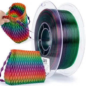 Ziro RainbowGradient Flexible TPU Filament 175mm Dimensional Accuracy - 003mm