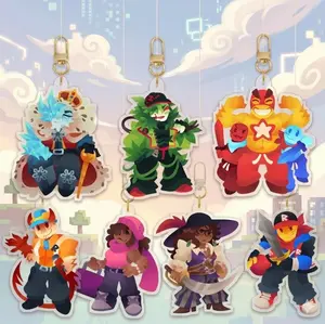 PREORDER BLOCK TALES - Keychains: Cruel King, Griefer, Noobador, Red and Blue, Builderman, Hatred, Kyoko, Calypso, Player