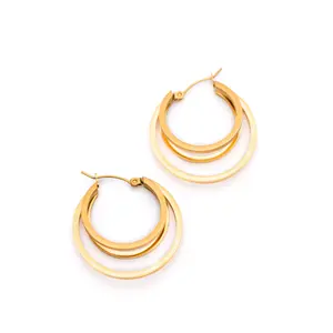 Get In Line Hoop Earrings