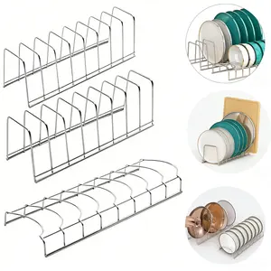 Stainless Steel Bowl Dish Rack, Drainage Rack, Storage Rack, Space Saving Cabinet Organizer, Kitchen Cabinet Organization Holder