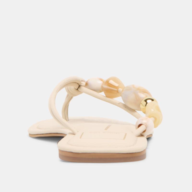 Dolce Vita CELY SANDALS IVORY LEATHER