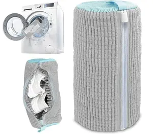 Premium Microfiber Protection for Sneakers & Washing Machine, Washing Machine Shoe Bag,Shoe Storage Bag,Laundry Mesh Bag, Durable Mesh Fabric with Secure Zipper Closure, Laundry Tools & Accessories for Home Laundry Room, Laundry Room Organiser