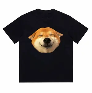 Happy Well-Behaved Shiba Inu Graphic Tee | Smiling Shiba Meme Unisex Streetwear Cotton TShirt