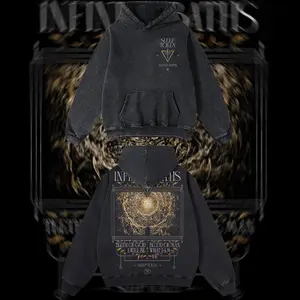 BoostedStyle- Sleep Token Infinite Baths Heavy Metal Graphic T‑Shirt, Rock Music Graphic Hoodie, Rock band tee, Mexico style menswear