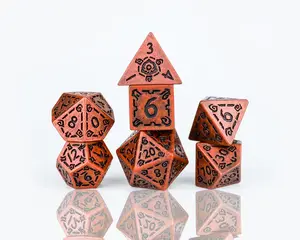 SIRIUS DICE: ILLUSORY METAL COPPER 7-DIE SET