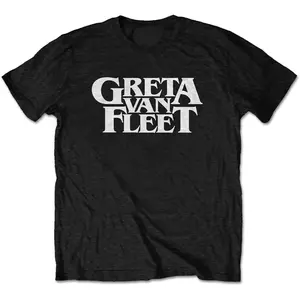Greta Van Fleet T Shirt Logo Official Mens Womens Black Classic Rock Merch