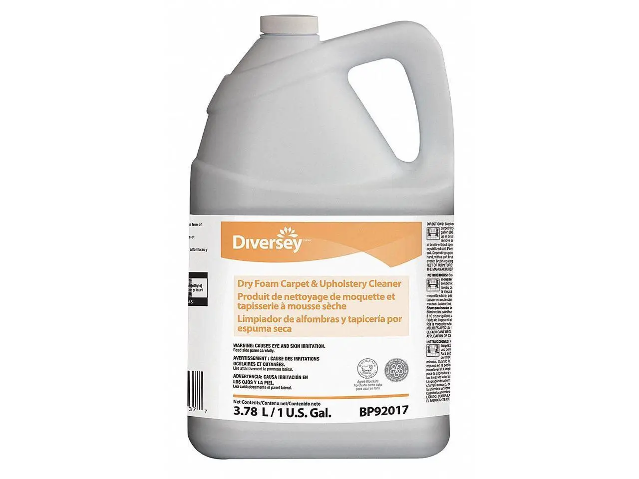 Diversey 1 gal. Floor Cleaner, 4 PK 1 gal. Clear   9BP92017