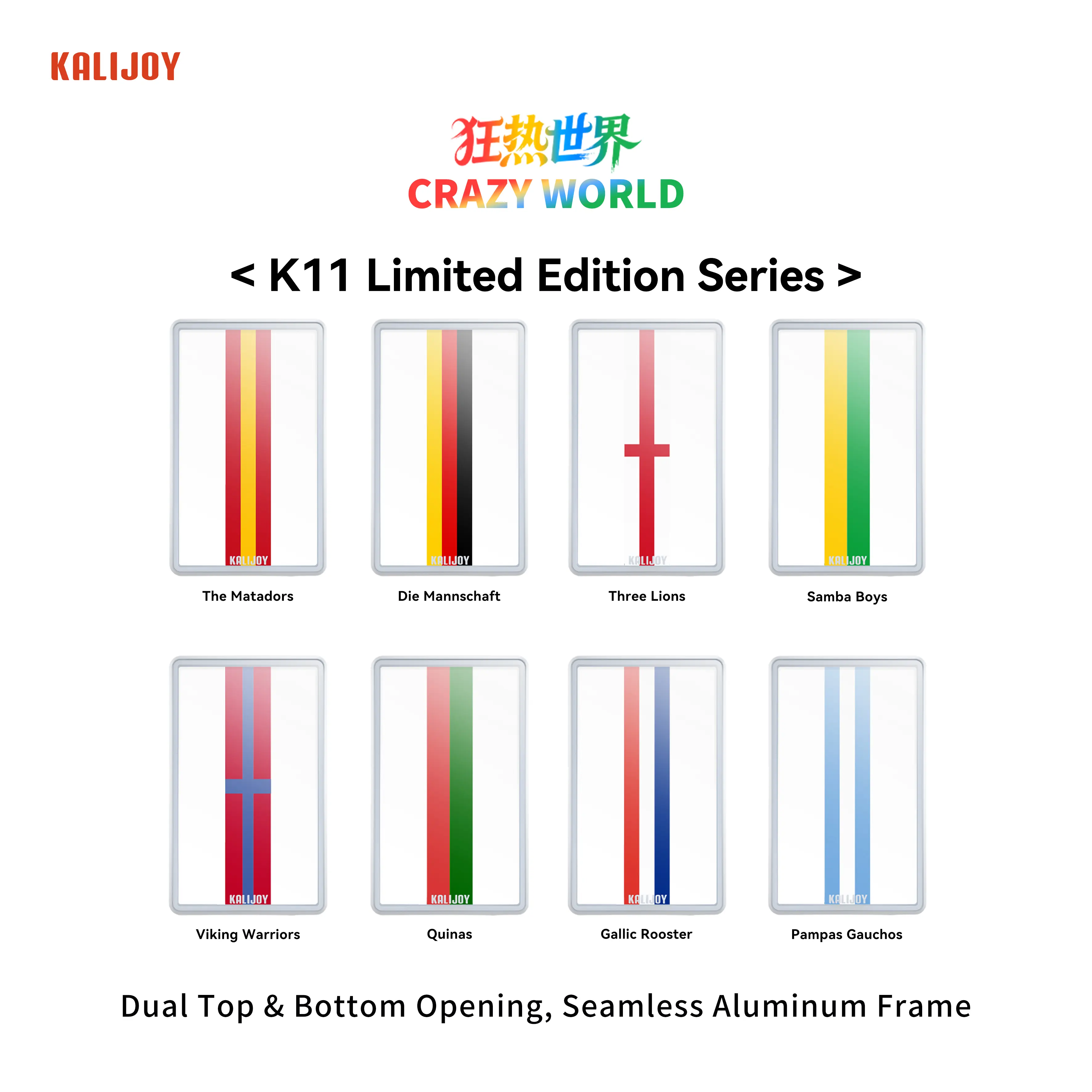 KALIJOY K11 Crazy World Magnetic Graded Slab Case, Compatible With Standard PSA & CGC Slabs, Fits 35PT–130PT Thin & Thick Graded Cards