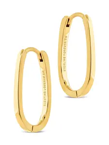 Zuzana Polished Oval Hoops