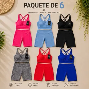 Women’s 2-Piece Activewear Set - Bulk Package of 6