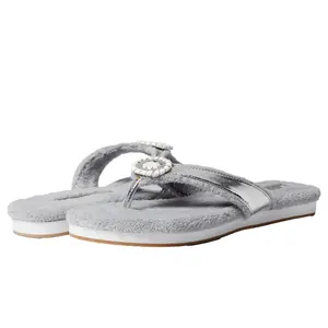 Jack Rogers Rosie Comfort Flip-FIop Grey / Silver / White  124211FF01-019 Women's