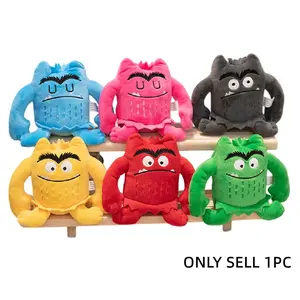 Color Monster Emotion Expression Plush Toy, Multi-Emotion Soft Stuffed Animal, Perfect Gift for Friends, Birthday, Holiday Presents