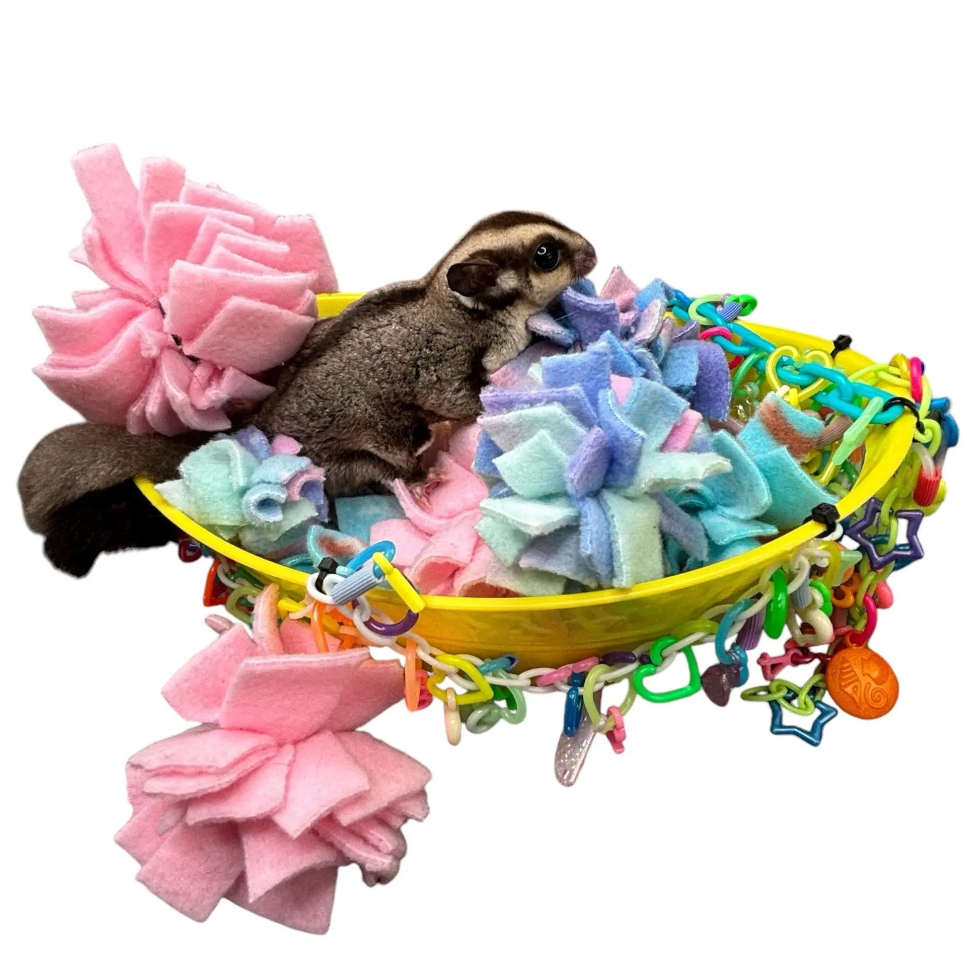 Sugar Glider Fleece Pom Poms for Toybox - Safe Toys for Exotic Pets -  TikTok Shop