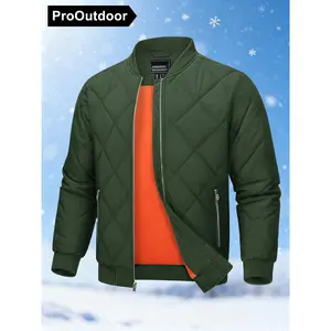 (New) Girls' Windproof Full-Zip Long Sleeve Plain Bomber Jacket - High-Quality Winter Outerwear, Machine Washable, Multi-Pocket, Zippered Base Layer, Lightweight Warm Regular Fit for Hiking, Casual Wear, Teenagers