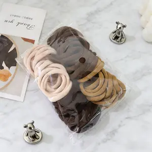 Women's Hair Ties No Crease, High Elasticity Gentle Ponytail Holders, Strong Stretch No Damage Hair Bands, Soft Everyday Hair Accessories.