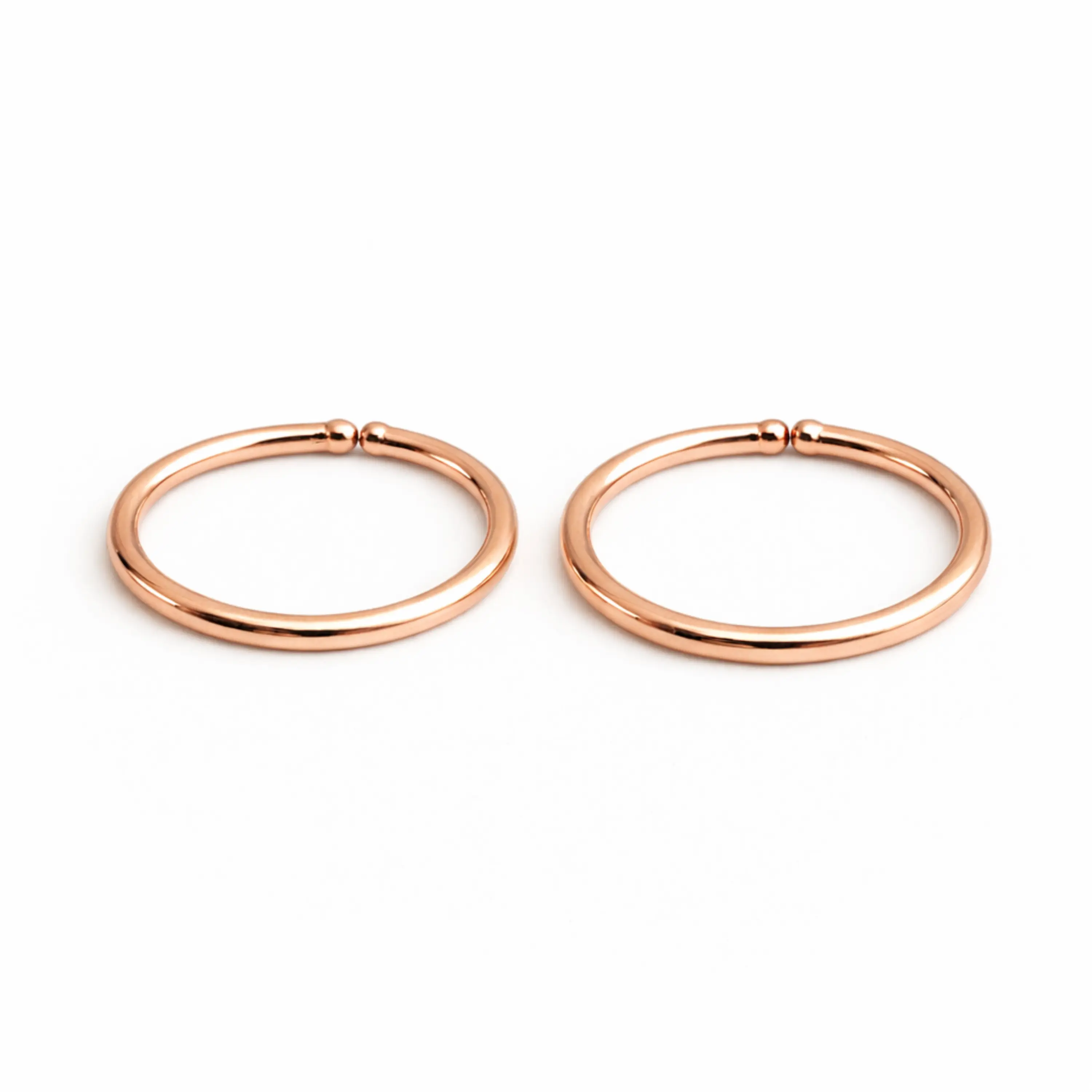 Rose Gold-Filled Extra Thin Tiny Hoop Earrings