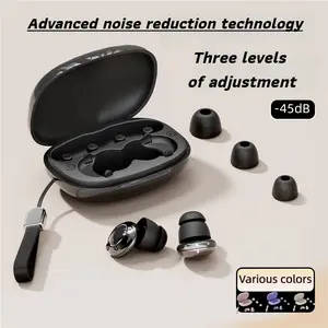 Switch 3 Adjustable Earplugs pro, Noise Control, 3 Noise Relief Modes  |6 Pillow Soft Silicone earplug caps with Enhanced Fit; no ear pain|Hearing Protection Sleep- Helps improve concentration-Reduces anxiety caused by noise