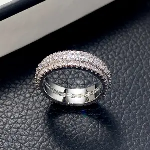 Fashionable Zircon Ring, Affordable Eternal Ring, Suitable For Daily Wear And Stacking Jewelry, Commemorative Gift