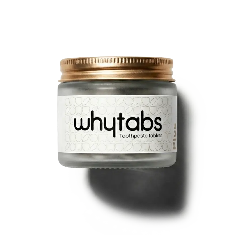 Whytabs Plus Toothpaste tablets 70 tabs with probiotics and 5% Nano-hydroxyapatite Peppermint