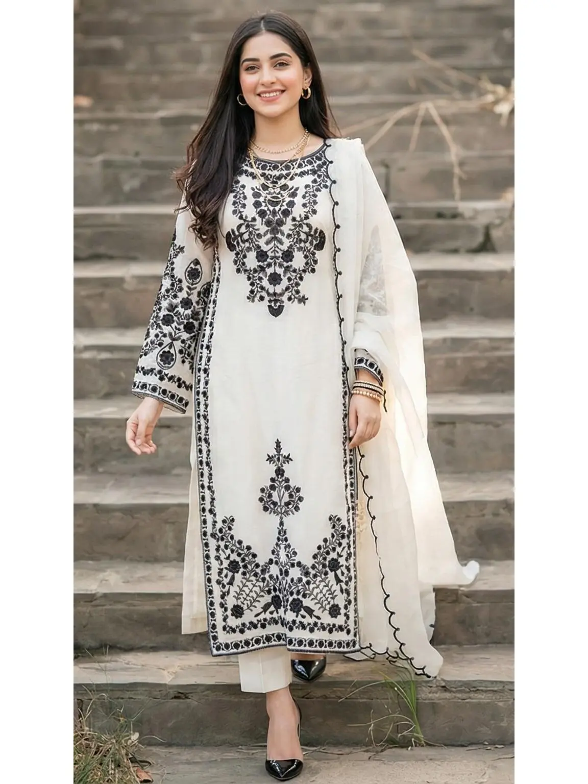 Suroor | 3 Piece Organza
