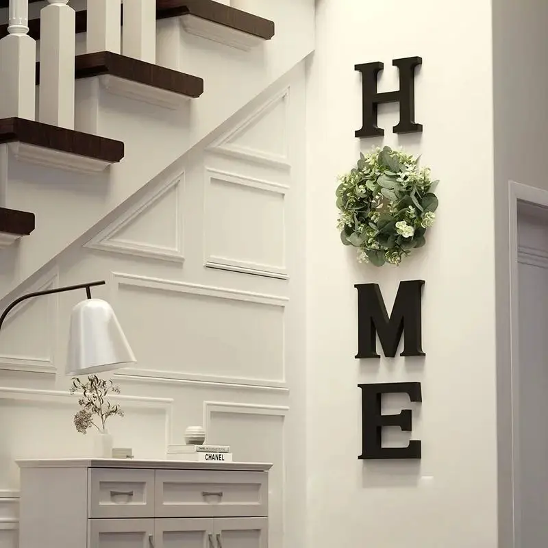 Wooden Letter Sign Set, Modern Farmhouse Wall Decor, Decorative Wall Sign, Home Decor Products for Living Room & Kitchen, Kitchen Signs, Welcome Home Decorations, Ideal Housewarming Gift, Home Decor Gifts, Christmas Decoration
