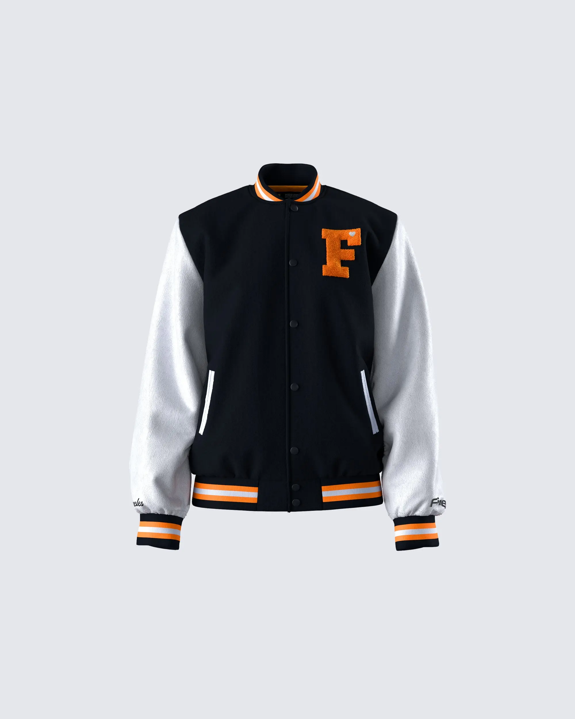 Sutton Black Varsity Jacket