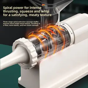 Multifunctional small manual household sausage maker, sausage casing machine, hand-cranked sausage filling machine, sausage making tool, meat grinder