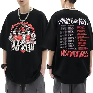 Vintage Pierce The Veil Misadventures Shirt Unisex Concert S to 5XL 2 SIDE T-SHIRT