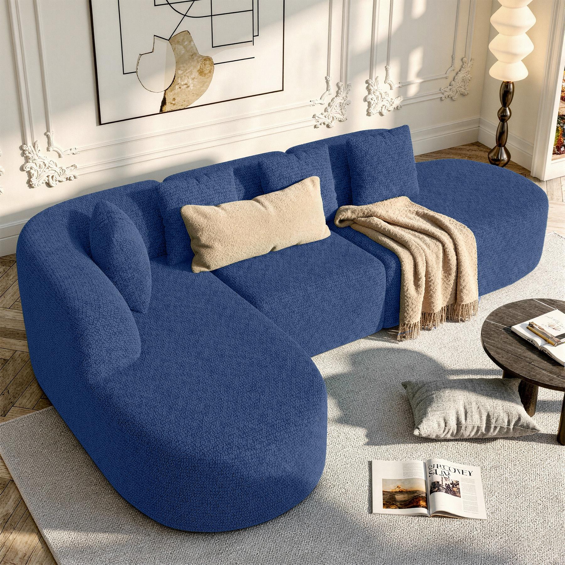 114 Inch Boneless Couches for Living Room,Modern Modular Sectional Sofa with Chaise,L-Shape Cloud Sectional Couch,No Assembly Required,Beige 114 Inch Boneless Couches for Living Room,Modern Modular Sectional Sofa with Chaise,L-Shape Cloud Sectional Couch,No Assembly Required,Beige