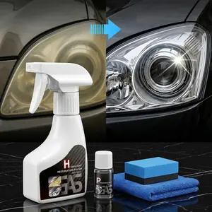 Automotive Headlamp Restoration Fluid Oxidized, 2026 Headlight Restoration Kit for Car Washing Mantenance Paint Car Polishes, Multifunctional Headlight Cleaner for Cloudy Headlights, Durable Headlight Repair Kit for All Vehicle Types