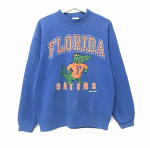 [Sale Up To 30%] Vintage 90s Florida Football Sweatshirt, University Football Sweatshirt, Florida Fan Tee Long Sleeve Menswear Sweaters Casual