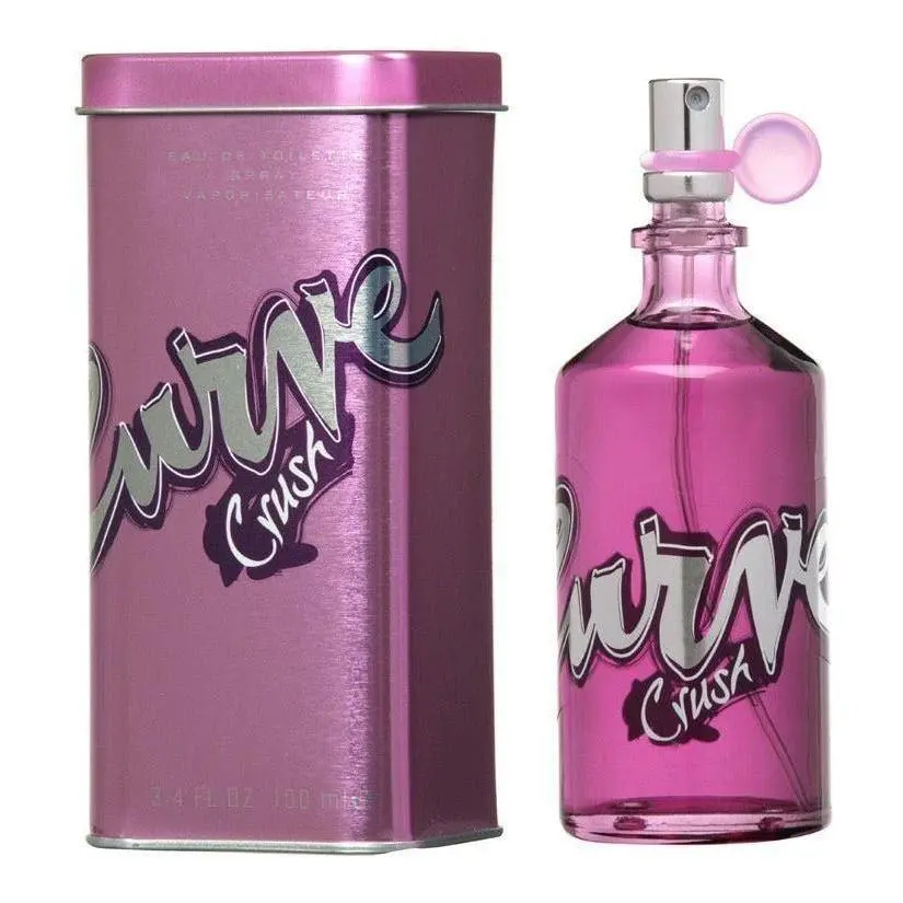 Liz Claiborne CURVE CRUSH Women's EDT Perfume Spray - 3.4 fl oz, Floral Citrus Sweet, Sweet Fruity Musk, Modern Versatile, Urban Citrus Blend, New in Box, Sweet Fruity Fragrance