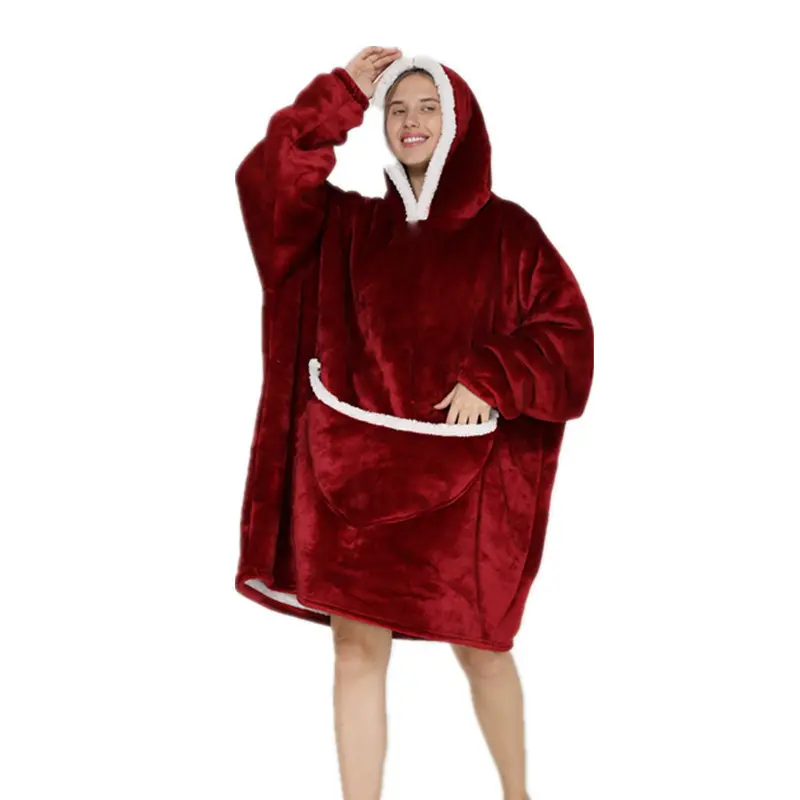 Wine red warm clothing