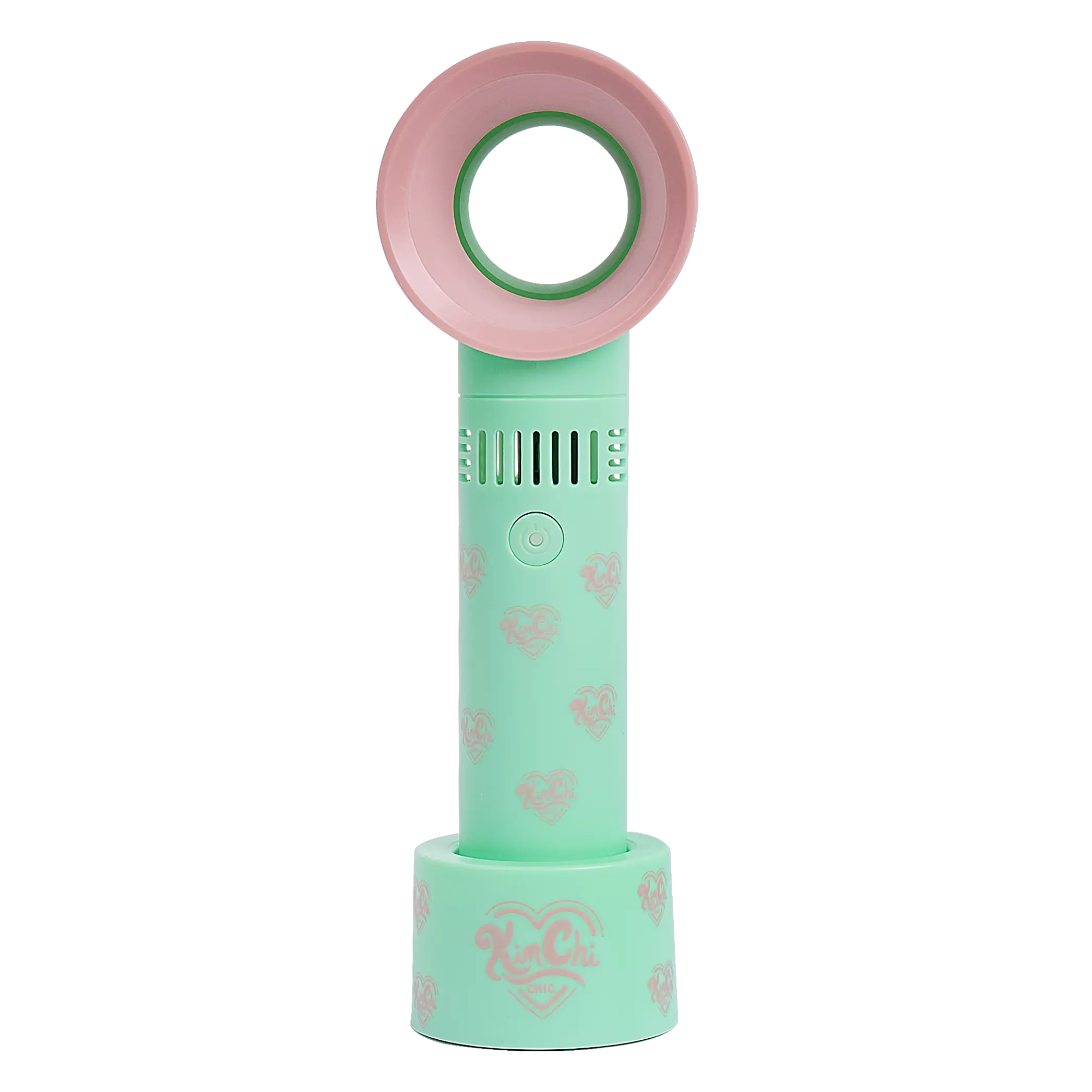 KimChi Chic Beauty Handheld and Rechargeable Electric Multi Use Makeup Fan Compact Usb Adjustable Plug Protection