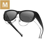 M Size Black Frame Grey Lens