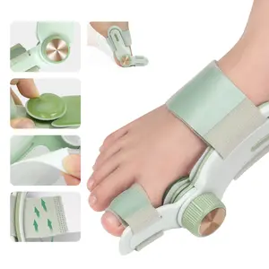 Bunion Corrector for Women & Men, Adjustable Knob Bunion Relief Orthopedic Toe Straightener with Silicone Pad Comfortable Healthcare Support